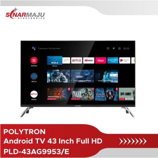 LED TV 43 Inch Polytron Full HD Android TV PLD43AG9953/E